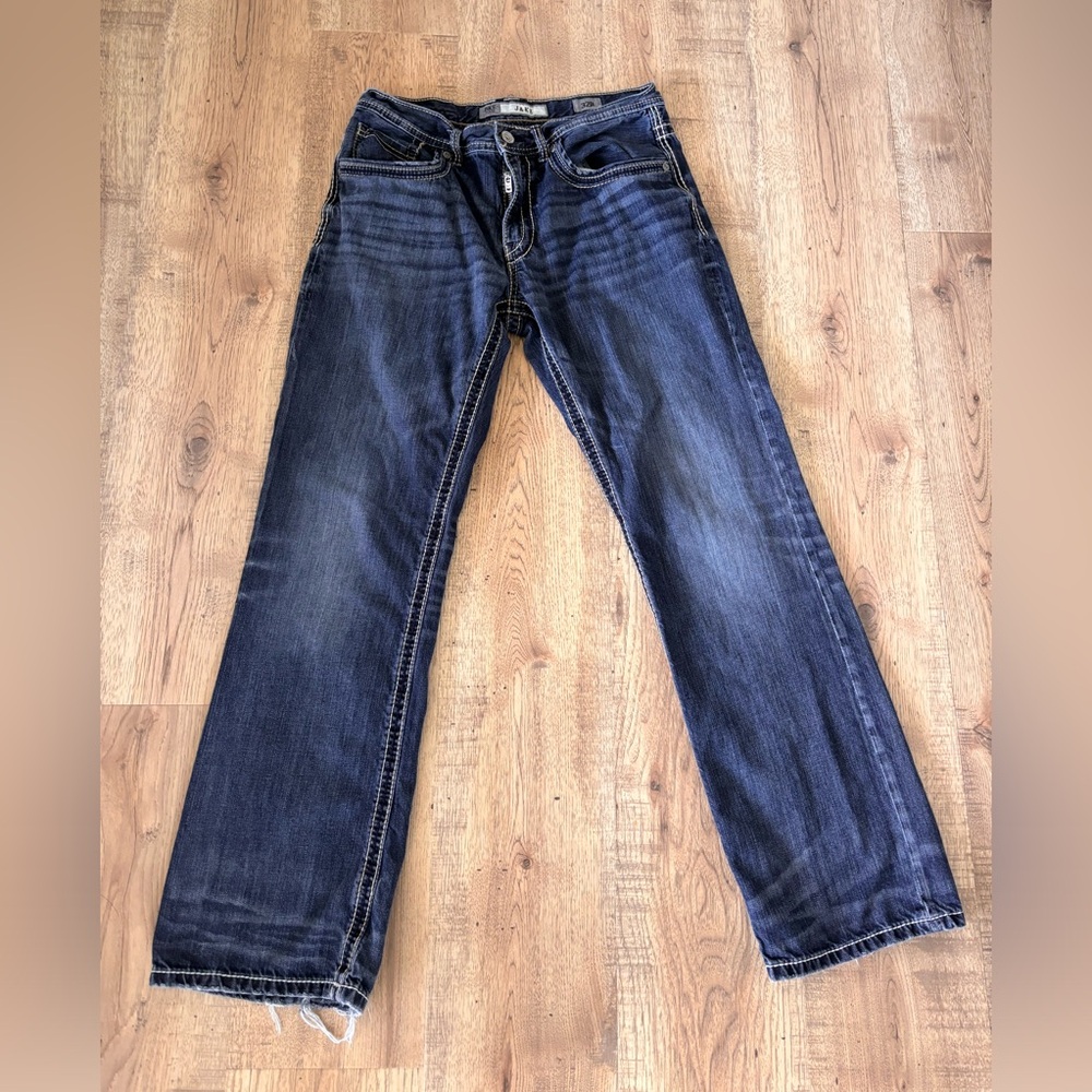 BKE Men’s Jake Straight Stretch Dark Wash Jeans size 32 regular